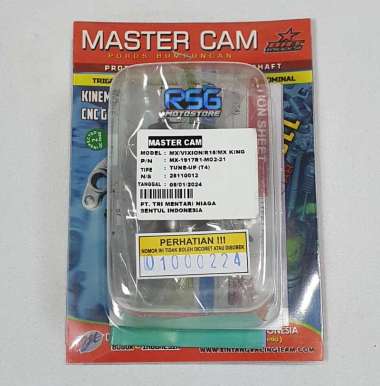 MASTER CAM NOKEN AS BRT JUPITER MX VIXION OLD MX KING NVL NVA R15 XABRE T4