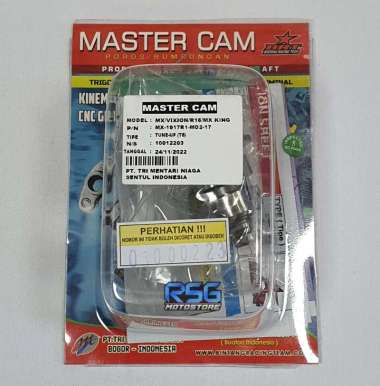MASTER CAM NOKEN AS BRT JUPITER MX VIXION OLD MX KING NVL NVA R15 XABRE T5
