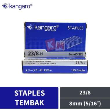 Isi Stapler / Staples Tembak Kangaro 23/8 (5/16") 8mm