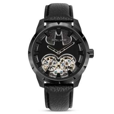Original 100%!! Police PEWGE0022701 Dark Knight Jam Tangan Pria Automatic Limited Edition Garansi Re