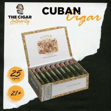 Punch Petit Coronation Tubos [ Box of 25 Sticks ] Cuba Cigar Cerutu