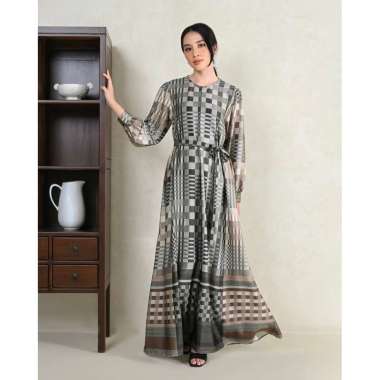 Geulis.id EVIRLY DRESS / MAXY DRESS / PRINTED DRESS (3 warna) XS BLACK