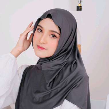 PUSSAT Ishana Pashmina Oval Inner Ninja Menutup Leher Jersey Meleyot Hijab Instan Meleyot Jersey Ina