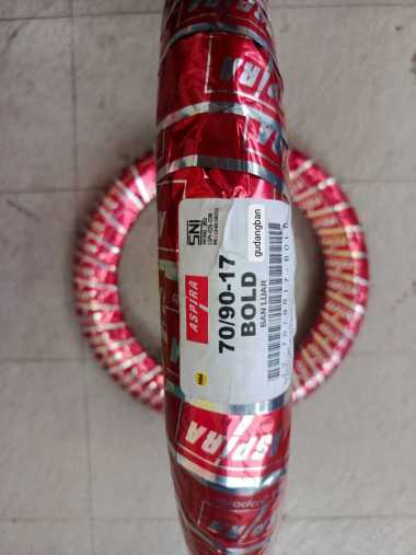 ( RING 17 ) BOLD 70 / 90 - 17 ASPIRA MAXIO TUBETYPE NON-TUBELESS ORIGINAL ASTRA OTOPARTS BEBEK DEPAN