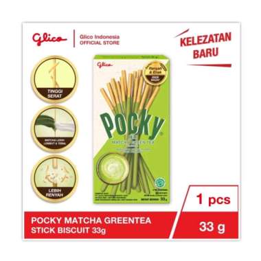 Promo Harga Glico Pocky Stick Matcha 33 gr - Blibli