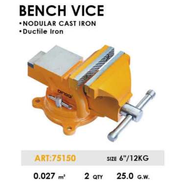DINGQI Ragum Besar Ragum Meja Bench Vice Heavy Duty Vice 150mm 75150