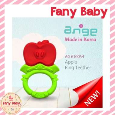 ANGE BABY FRUIT RING TEETHER 3M+ Appel
