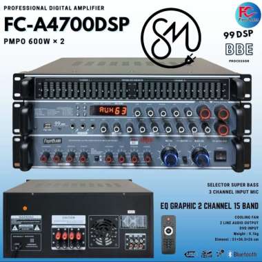 Amplifier Firstclass FC-A4700DSP Ampli First class Digital Karaoke