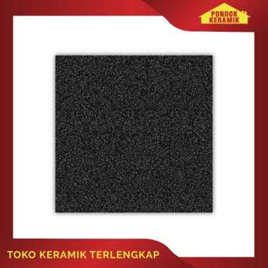 Keramik Lantai Asia 40x40 Ocra Black Hitam Bintik Glossy - I