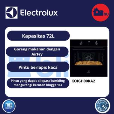 Oven Tanam Listrik Electrolux KOIGH00KA2 - Oven dengan Teknologi AirFry