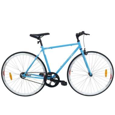 Sepeda Fixie United Soloist 01 700C Rem Torpedo Biru Abu