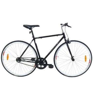 Sepeda Fixie United Soloist 01 700C Rem Torpedo Hitam Abu