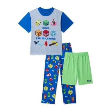 Minecraft Build Explore Create Set 3pc Size 12T