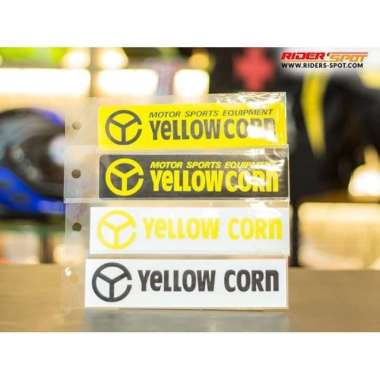 Yellowcorn Stiker Original Yellow Corn Hitam Kuning