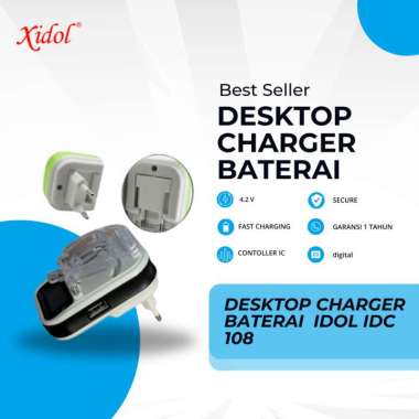 CHARGER KODOK DESKTOP KAMERA DAN HP XIDOL IDC 108 - LCD DISPLAY BERGARANSI