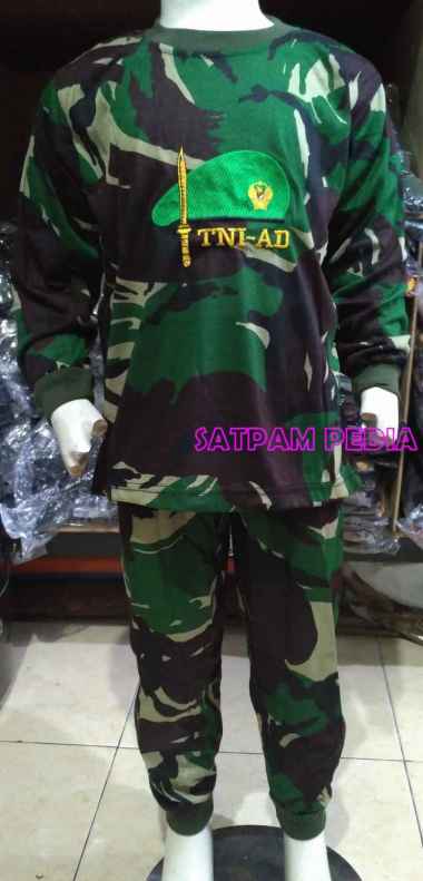 Kaos Anak Gambar TNI AD Loreng - Kaos Anak TNI AD L