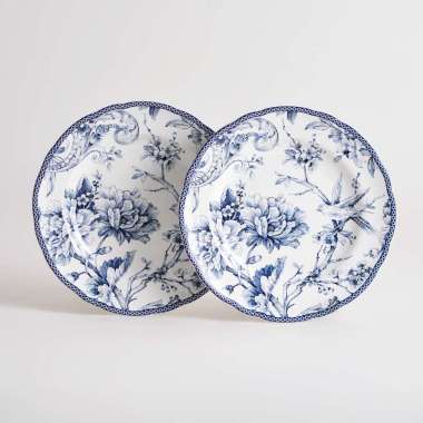 SANGO Piring Salad Bulat Adelaide Blue (Isi 2)