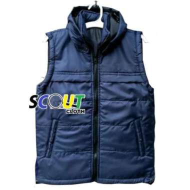 Rompi Parasut Vest Parasut Jaket Motor Jaket Parasut Waterproof Unisex Navy XXL