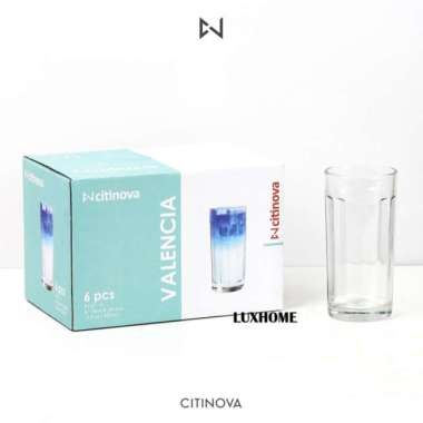 GELAS KACA VALENCIA CITINOVA ( 1 BOX ISI 6PCS) - GELAS ES RESTO & CAFE VALENCIA CITINOVA ISI 6PCS