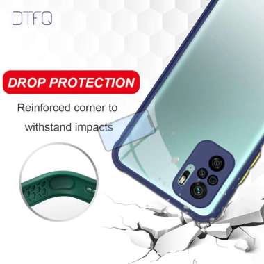 Case Xiaomi Redmi Note 10 l 10S Dove Matte Transparant Fuze Michelin Case Redmi Note 10 Note 10 Hita