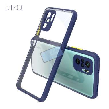 Case Xiaomi Redmi Note 10 l 10S Dove Matte Transparant Fuze Michelin Case Redmi Note 10 Note 10 Biru
