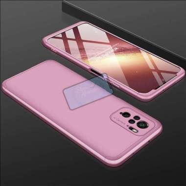 Case Xiaomi Poco F3 Original GKK 360 Hard PC Back Case Cover Shell Poco F3 Case Pink
