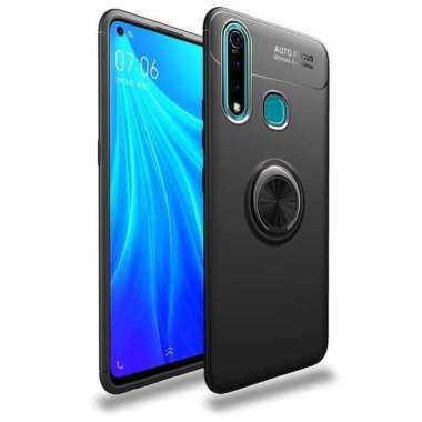 Vivo Z1 Pro Magnetic Ring Softcase Original Auto Focus Case Vivo Z1Pro Hitam