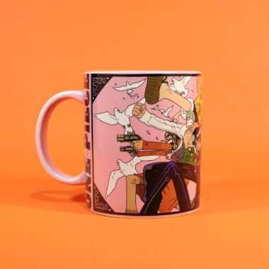 One Piece Anniversary Mug Cup Pink - One Piece TV Anime 25th Anniversary The Road to Pirate King E
