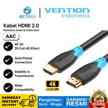 Vention AAC Kabel HDMI 2.0 Male to Male for PC LCD Projector 4K Ultra HD 1 Meter 2 Meter 5 Meter 10 