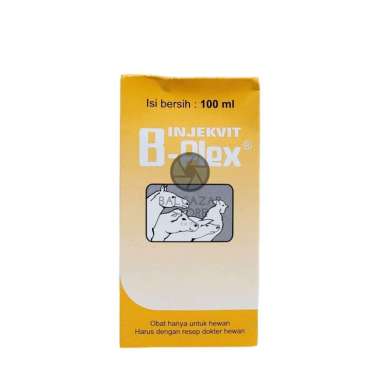 Vitamin B Komplex B-Plex Kompleks Suntik Hewan Kelinci Sapi Kambing Unggas 50 mL