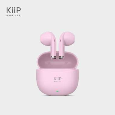 KIIP WIRELESS DTS2I TWS BLUETOOTH HEADSET HANDSFREE EARPHONE WIRELESS Merah Muda