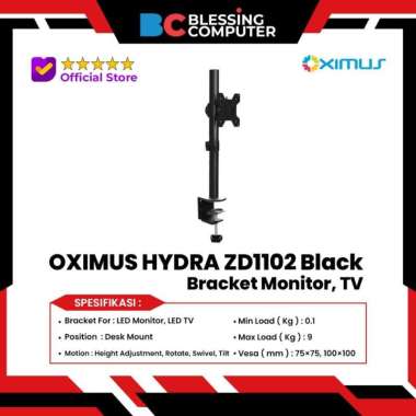 OXIMUS HYDRA ZD1102 Black Bracket Monitor, TV
