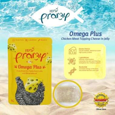 PRAMY Pouch 70Gram Wet Food Makanan Kucing Premium Cat Food Grain Free Senior TunaSalm