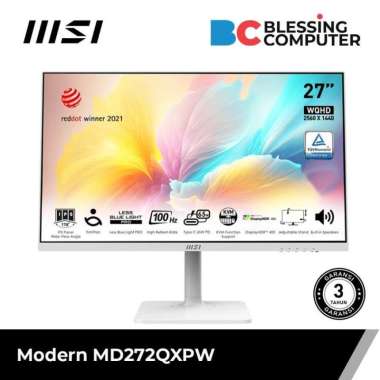 Monitor MSI Modern MD272QXPW 27 IPS WQHD 100Hz White
