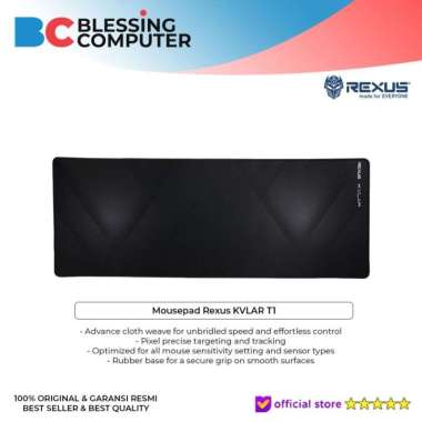 Mousepad Rexus KVLAR T1 / Mousepad Rexus Gaming Mousepad Gaming Rexus