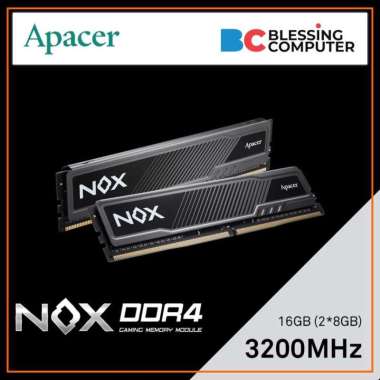 RAM Apacer NOX 16GB 2x8GB DDR4 PC3200 CL16 AH4U16G32C28YMBAA-2