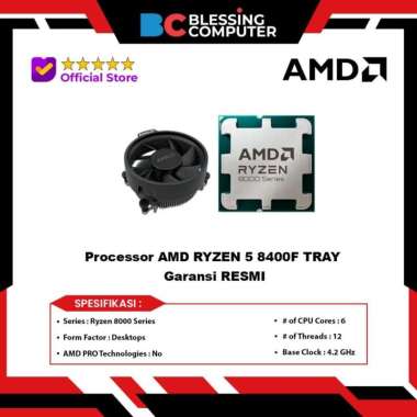 Processor AMD RYZEN 5 8400F TRAY Garansi RESMI