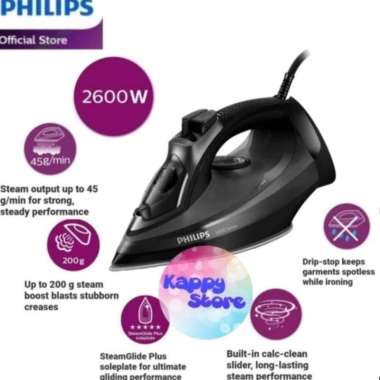 PROMO Philips Steam Iron Setrika Uap Philips DST5040 /80 Garment Steamer Iron