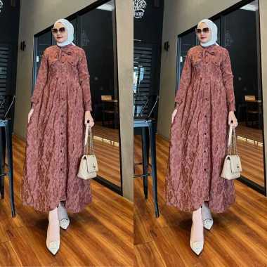 GAMIS CRINGKEL MOTIF LD 110 CM GAMIS MOTIF CANTIK Ld110cm (Standard) A