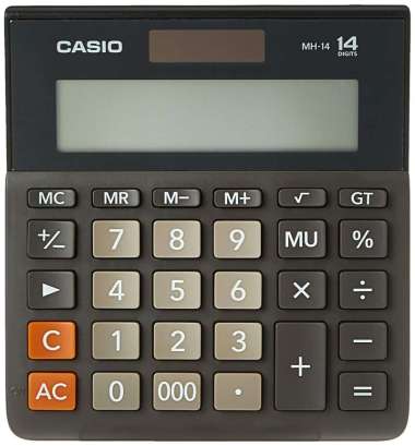 Casio MH 14 Kalkulator Original Kalkulator Desktop (Perhitungan Dasar)