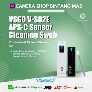 VSGO V-S02E APS-C Sensor Cleaning Swab (12 Swab)