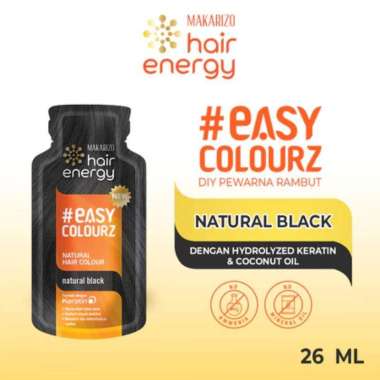 Hair Energy Easy Colourz Natural Color Series - Natural Black Sachet 26 mL