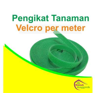 Pengikat Tanaman Velcro per meter hook and loop fastener tanaman hias anggrek burdock pengikat kait 