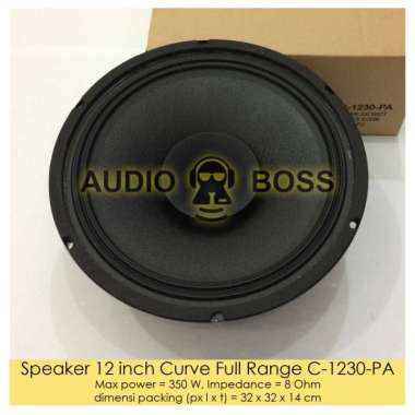 Speaker 12 Inch Curve Full Range C-1230-PA / Speaker Curve 12" C1230