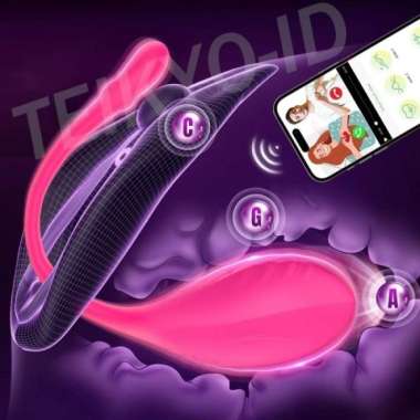 LILO 5IN1 APP REMOTE CONTROL THRUSTING MASSAGER TELESCOPIC VIBRATORR WANITA Kegel Ball APP