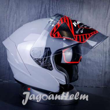 HELM NJS KAIROZ V1 SOLID | GREY STONE | DOUBLE VISOR - L