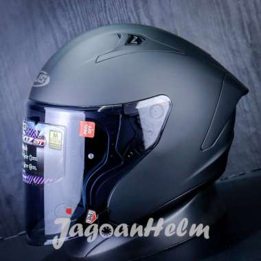 HELM NJS KAIROZ GT SOLID | BLACK DOFF | SINGLE VISOR (MICROLOCK) - M
