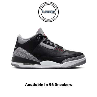 Sepatu Basket Pria Nike Air Jordan 3 Retro Black (DN3707-010) ORIGINAL 42