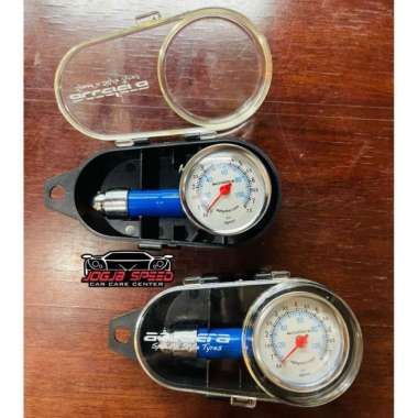 Alat Ukur Tekanan Angin Ban Mobil Merah