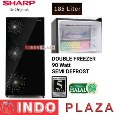 KULKAS SHARP 1 Pintu SJ-X197W-DW Double Freezer